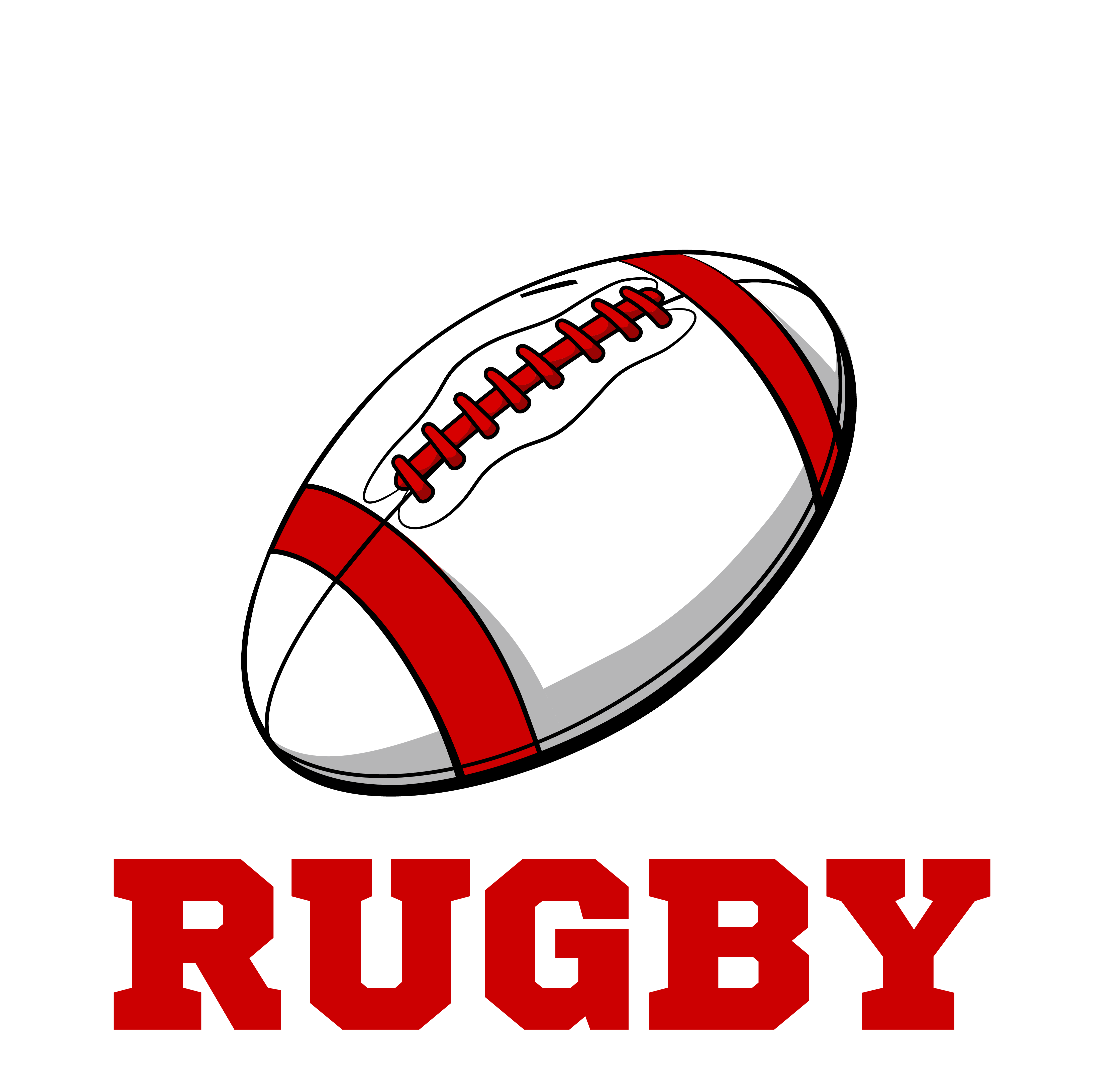 England Rugby Ball T-Shirt (Black) - Ladies